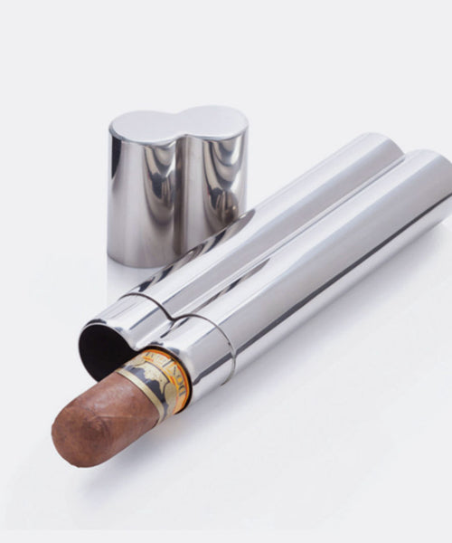 Buy Wholesale Hong Kong SAR Stainless Steel Flask With Cigar