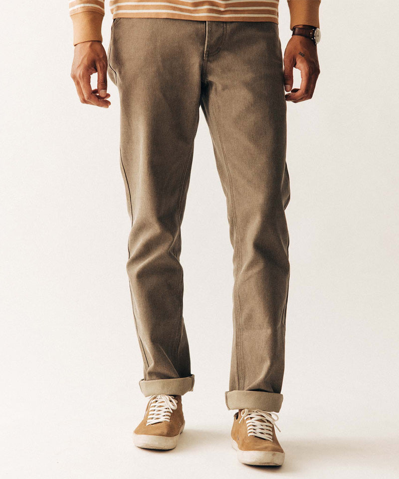 The Camp Pant in Stone Chipped Canvas