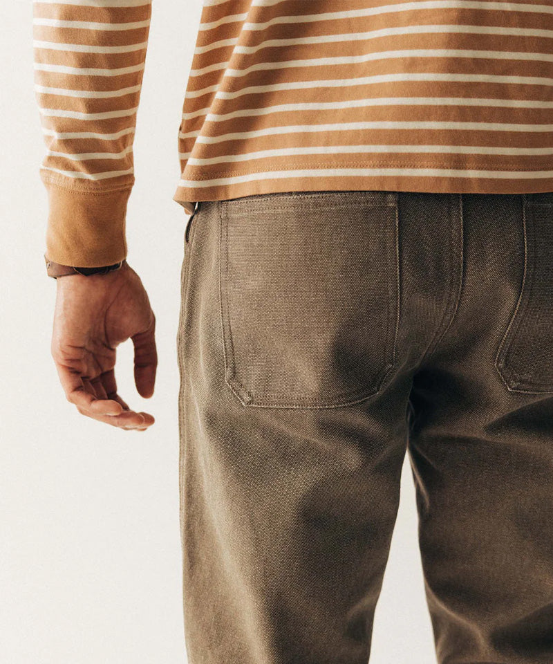 The Camp Pant in Stone Chipped Canvas