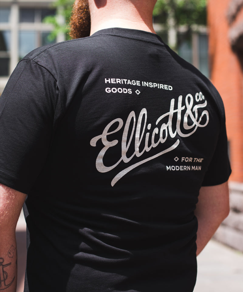 Ellicott Shop Tee in Black