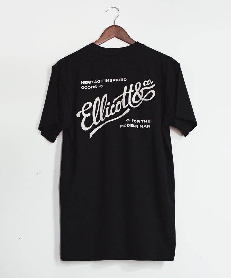 Ellicott Shop Tee in Black