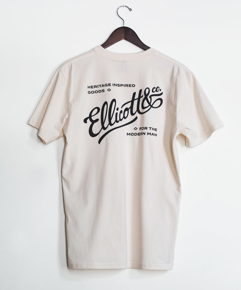 Ellicott Shop Tee in Cream