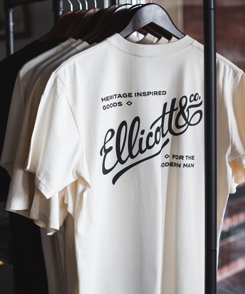 Ellicott Shop Tee in Cream