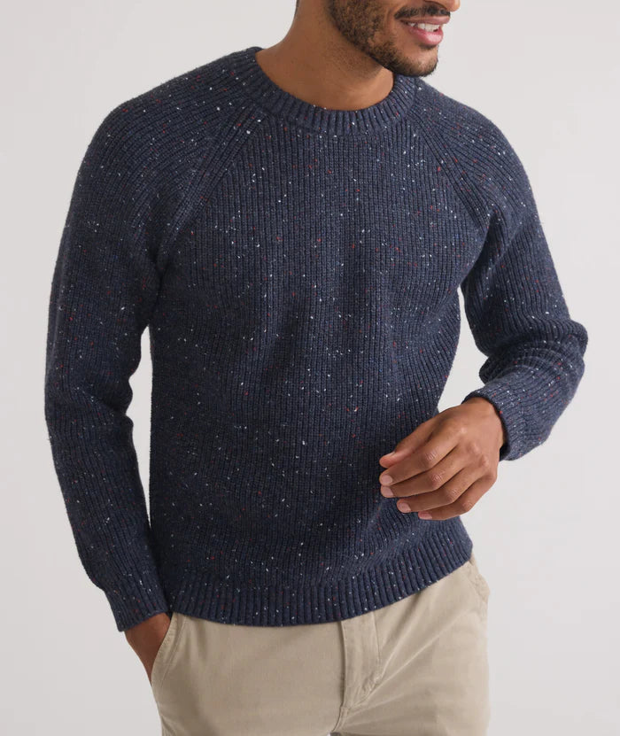 Coleman Crewneck Sweater in Navy