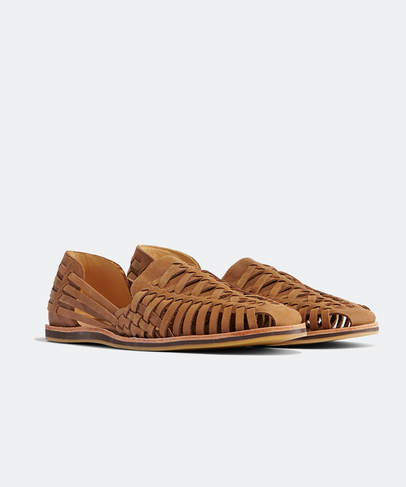 Huarache Sandal in Tobacco