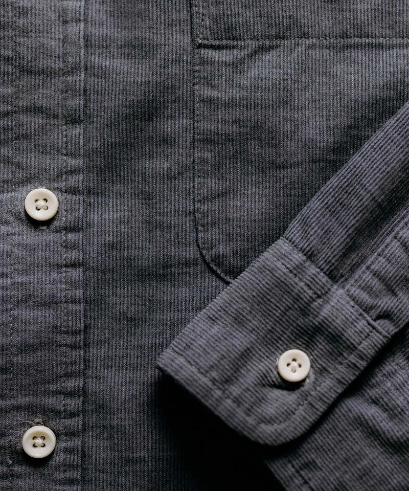 The Jack in Heather Slate Pincord