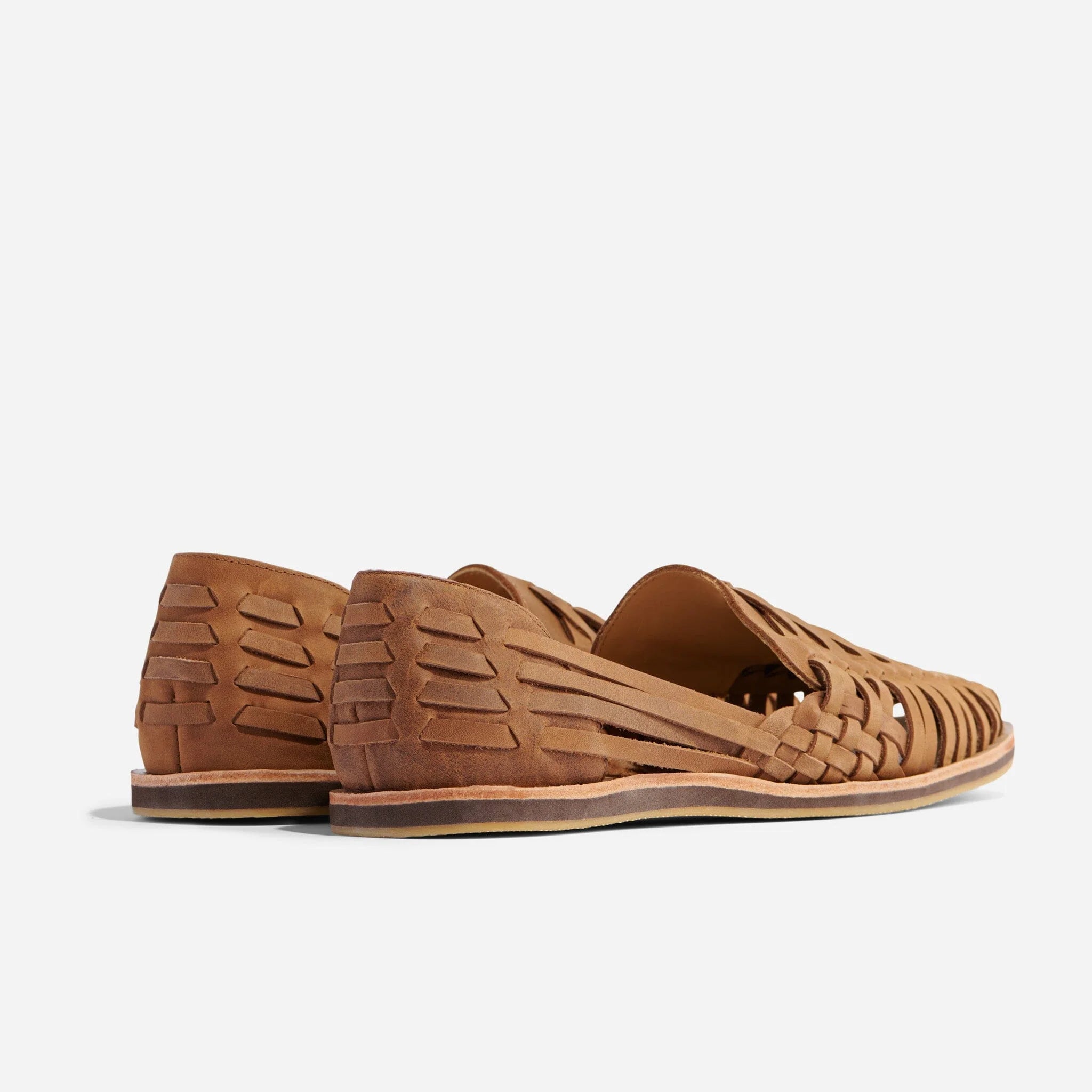 Huarache Sandal in Tobacco Ellicott Co