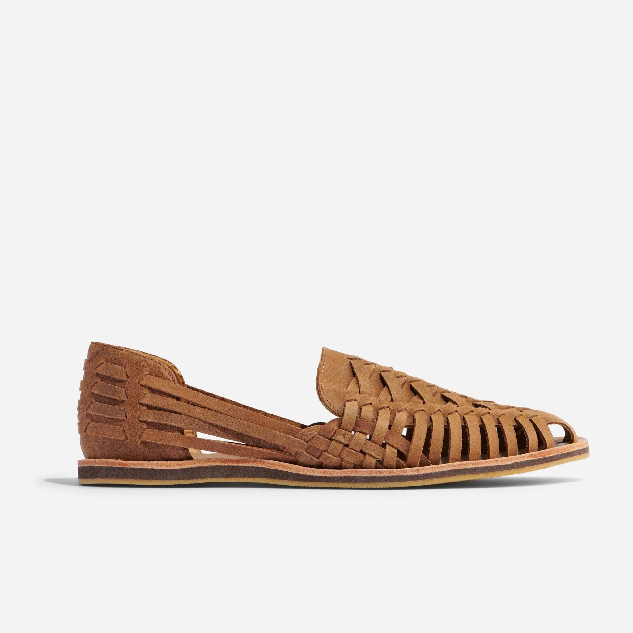 Huarache Sandal in Tobacco Ellicott Co