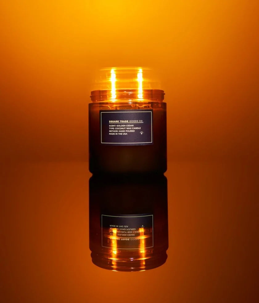 Golden Cedar Candle