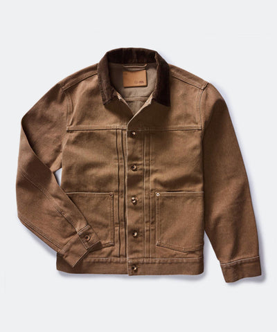 The Ryder Jacket in Tobacco Chipped Canvas