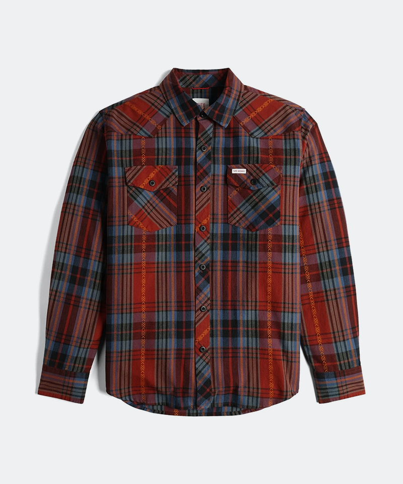 Mountain Shirt in Fire Brick Multi Plaid