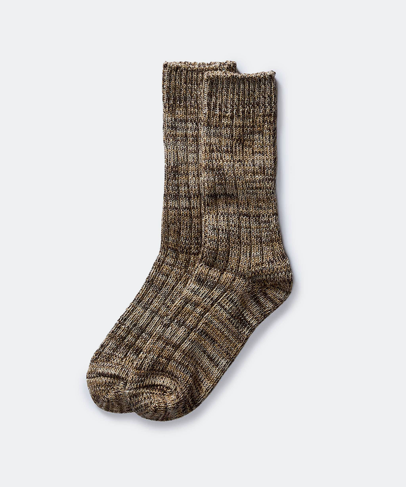 The Camp Sock in Marled Coffee