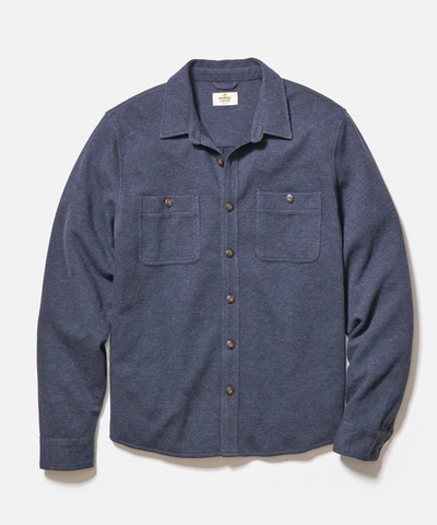 Pacifica Stretch Twill Shirt in Navy