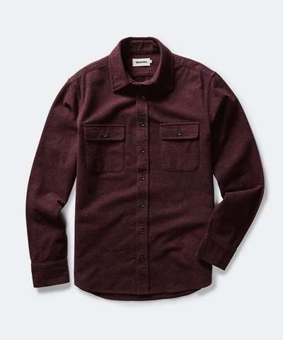 The Yosemite Shirt in Nutmeg Donegal