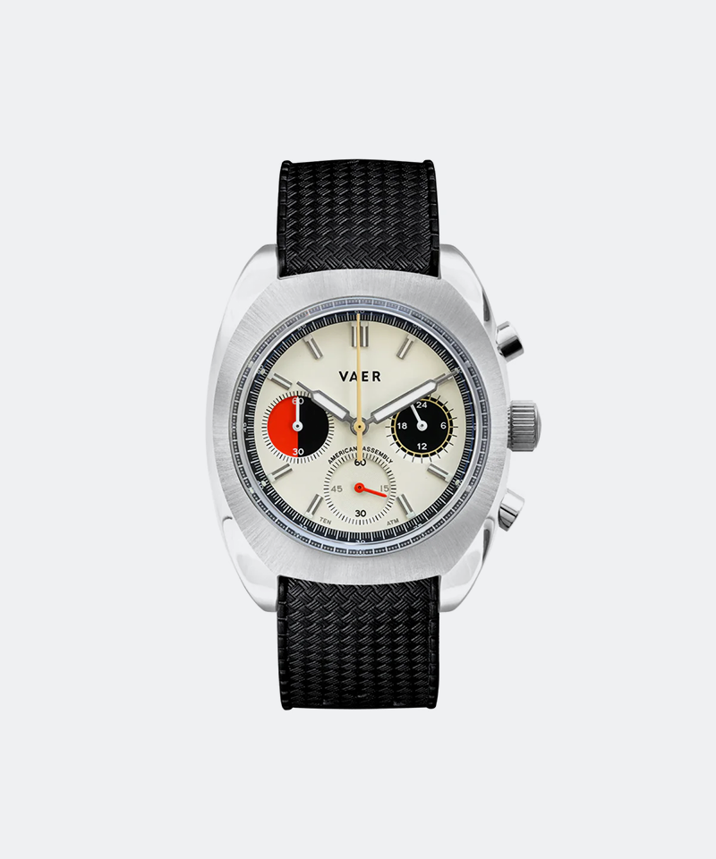 R1 USA Racing Chronograph in Cream 38mm