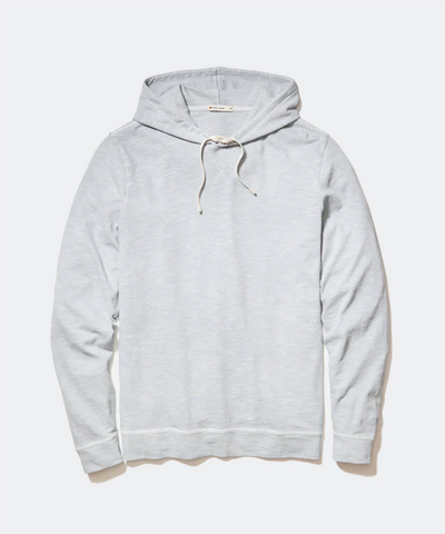 Vintage Heavy Slub Hoodie in Light Grey