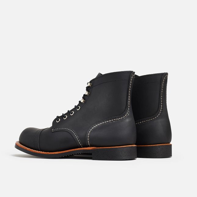 Iron Ranger Boot in Black Harness Leather