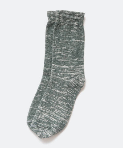 Random Plait Slub Crew Socks